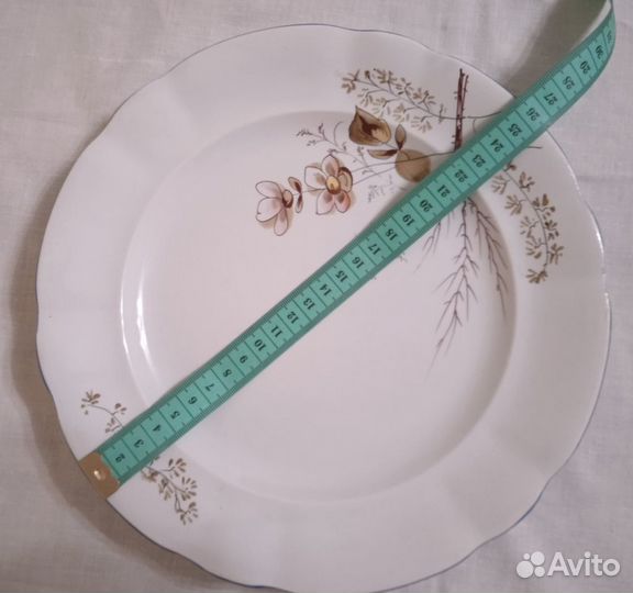 Тарелки ретро фарфор мс Кузнецова