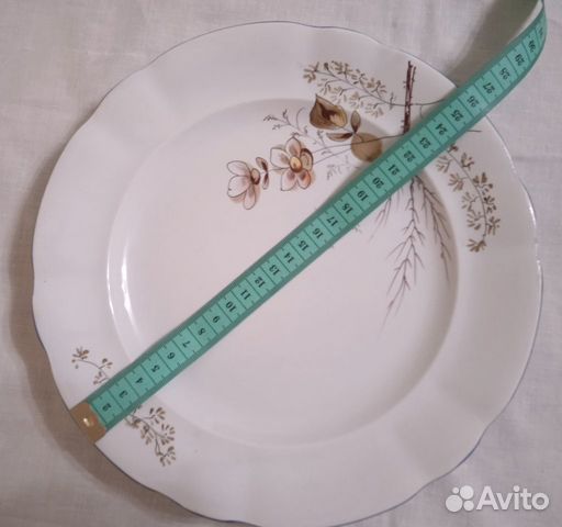 Тарелки ретро фарфор мс Кузнецова