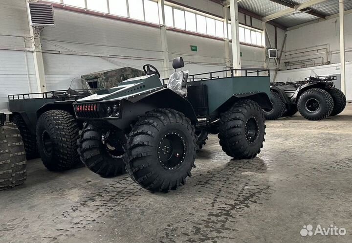 Квадроцикл переломка Grizzly (Снегоболотоход)