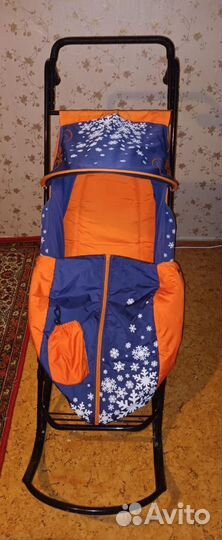 Детские санки коляска бу