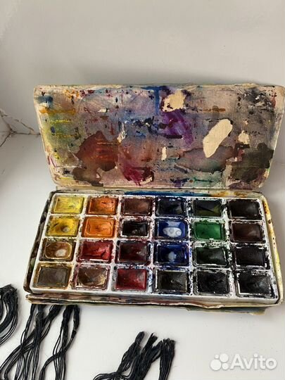 Акварельные краски сонет