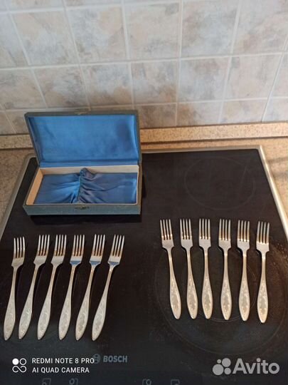 Столовые приборы мельхиор СССР