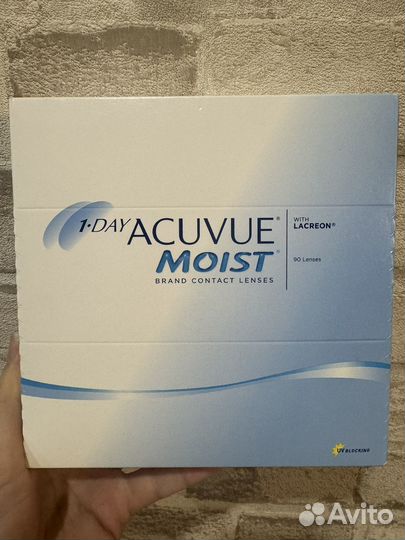 Контактные линзы acuvue 1 day moist