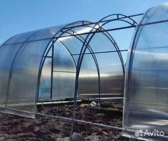 Теплица Двойная дуга усиленная