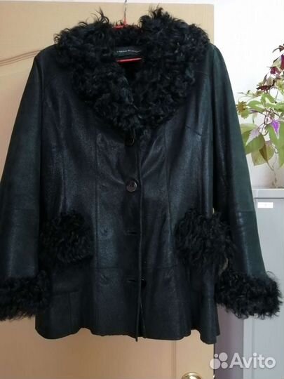Дубленка натуральная женская 46 48 размер