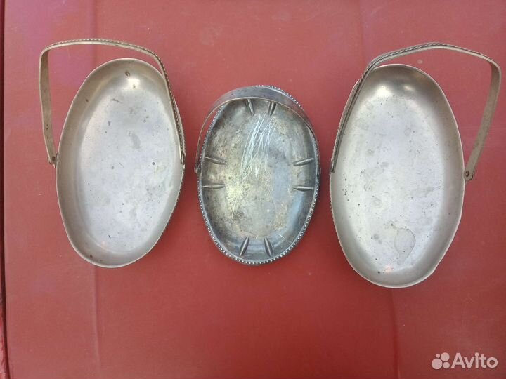 Конфетница мельхиор