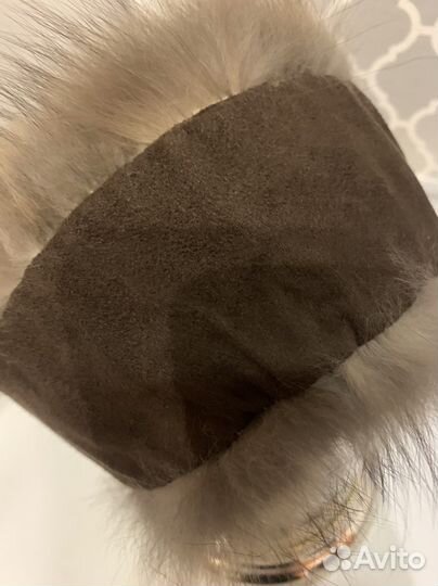 Меховая повязка из соболя(баргузин), на резинке