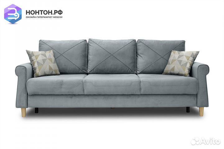 Диван тик-так Иветта серый