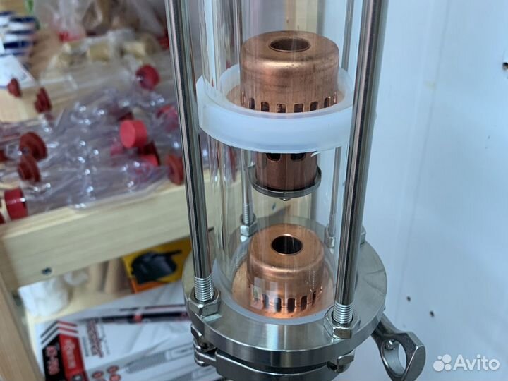 Тарельчатая колонна 2 дюйма медь или нержавейка