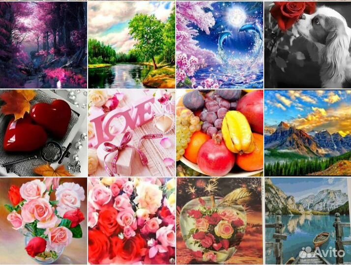 Картина по номерам новая