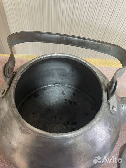 Литой алюминиевый чайник СССР