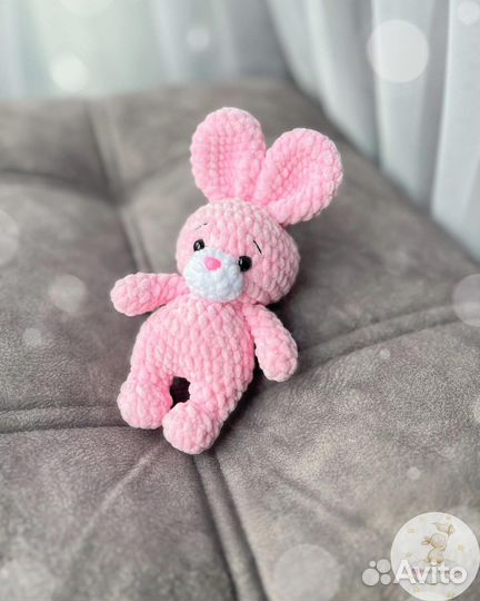 Вязаные игрушки зайка мишка тигр коала лис единоро