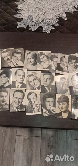 Почтовые открытки времён СССР с артистами