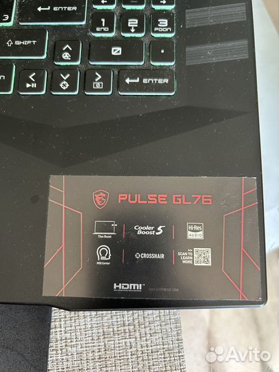 MSI GL76 11UDK-234RU Игровой ноутбук 17.3