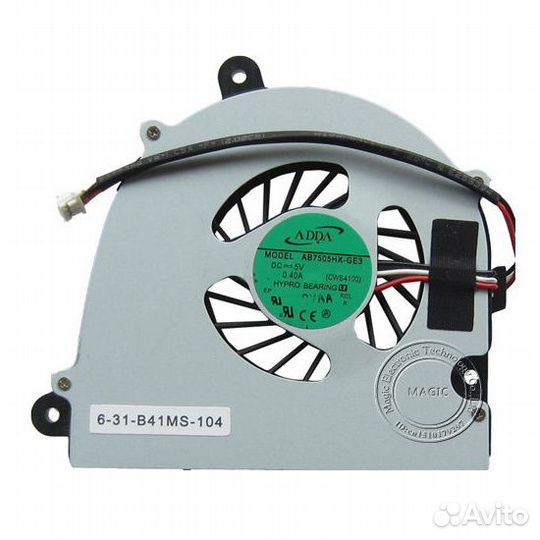 Вентилятор, кулер Clevo P370EM, W110, W110ER, W15