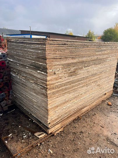 Ламинированная фанера бу