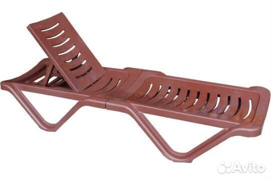 Шезлонг Бриз, шоколадный
