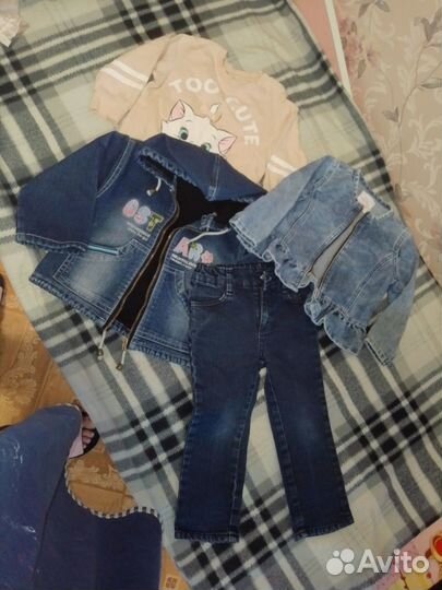 Детские вещи пакетом на девочку от 80 до 92