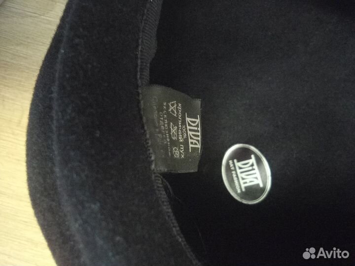 Шляпка.кроличий пух