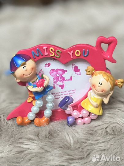 Рамка для фото мальчик и девочка 3х5