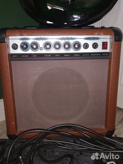 Электрогитара с комбиком и тёплым чехлом