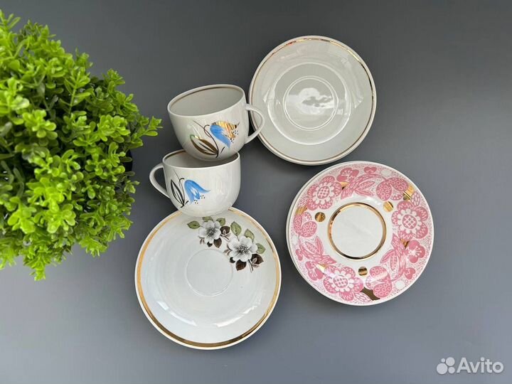 Чашка с блюдцем лфз