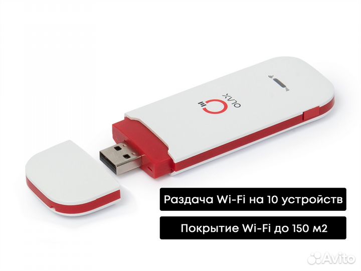 4G Модем с раздачей Wi-Fi и Теле2 сим 360