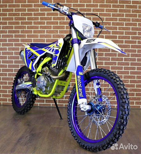 Мотоцикл Motoland XT250 бело-синий