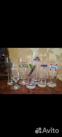 Пивные бокалы новые