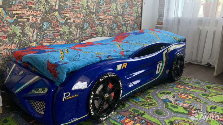 Детская кровать машинка бу