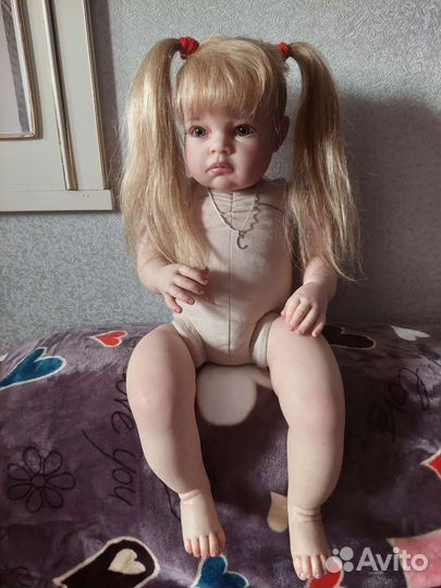 Кукла реборн девочка с одеждой