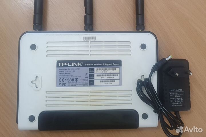 Гигабитный Wi-Fi роутер TP-link TL-WR1043ND