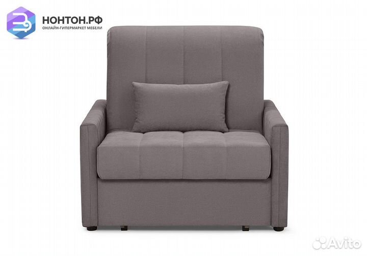 Кресло аккордеон Бремен темно-серое