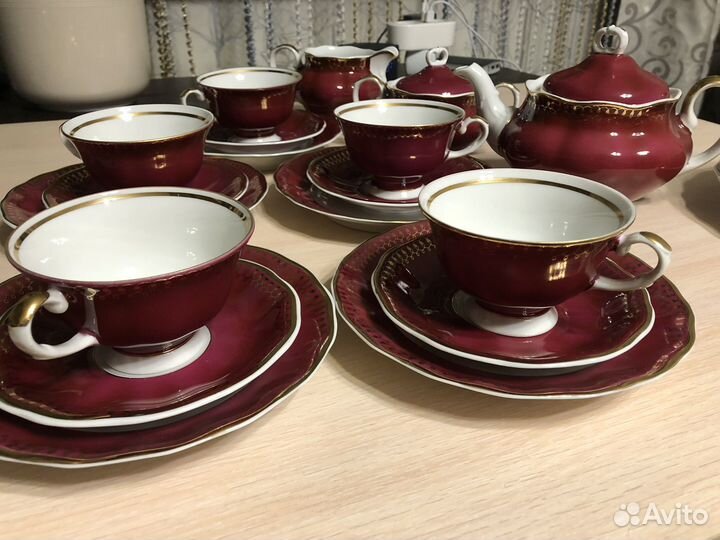 Чайный фарфоровый сервиз Каролина Польша