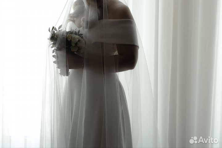 Свадебное платье 44-46р