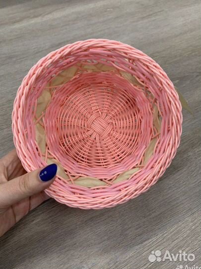 Декоративные корзинки пластик