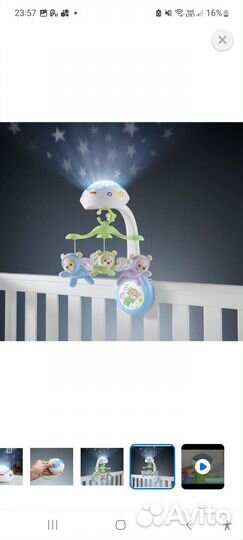 Мобиль на кроватку fisher price