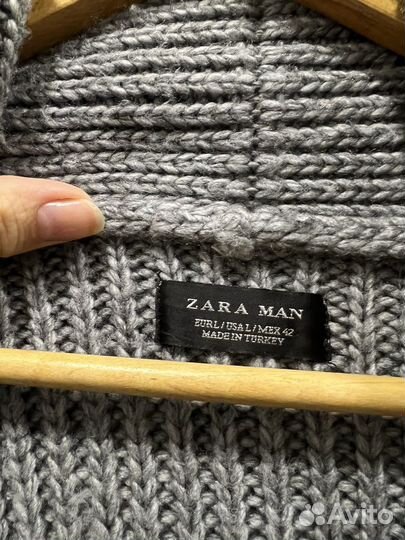 Мужской вязаный кардиган Zara L