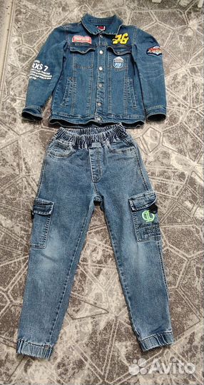 Джинсовая куртка, джинсы