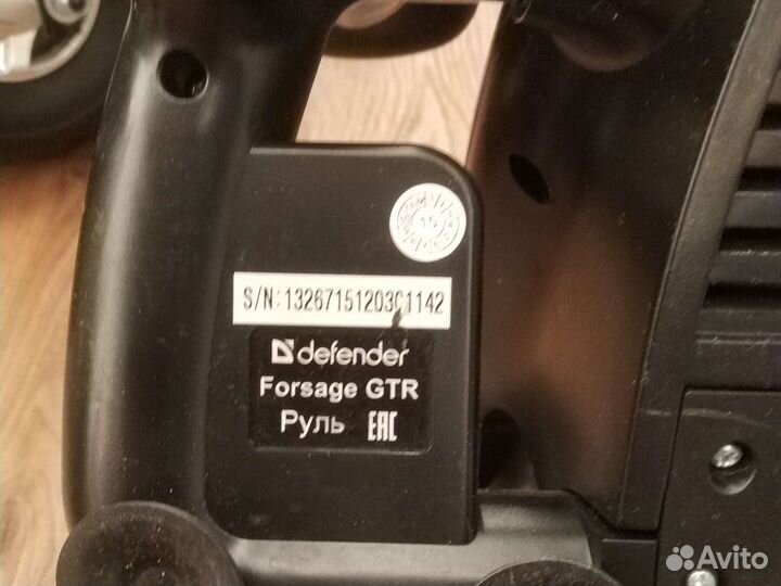 Игровой руль для пк Defender. Drift forsage gtr