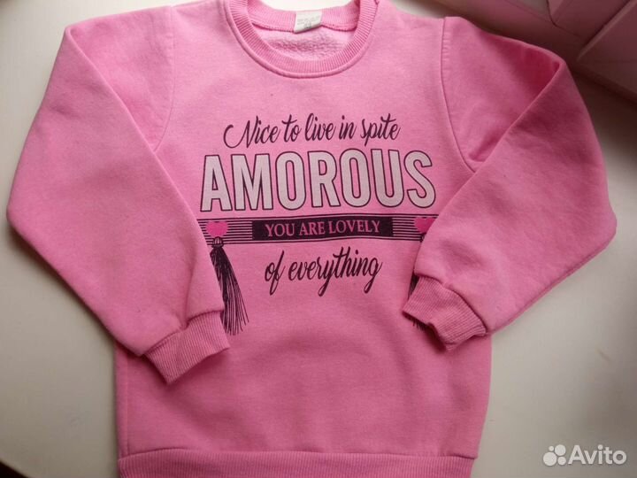 Вещи пакетом на девочку 3-6 лет 9 вещей