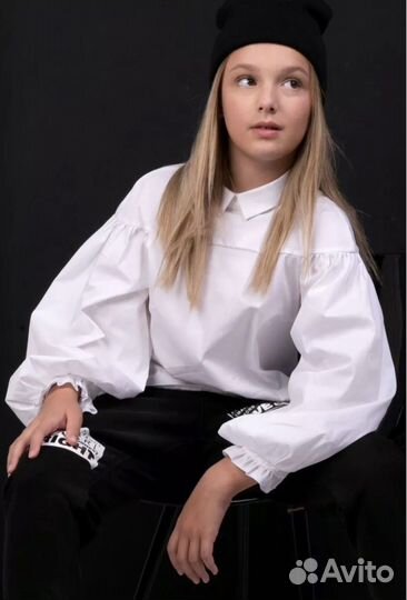 Рубашка белая для девочки