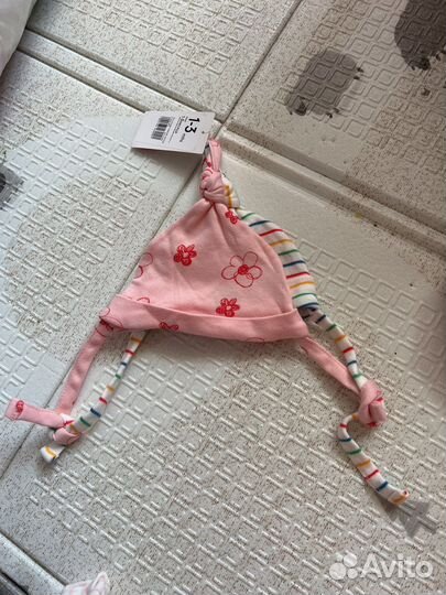 Шапка осень лето 1-3 мес mothercare