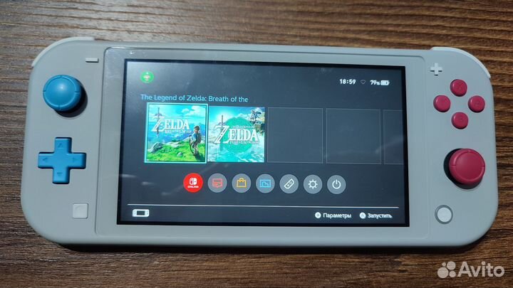 Nintendo switch lite прошитая (чип)