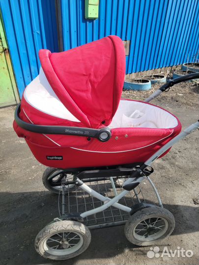 Коляска люлька peg perego +автолюлька