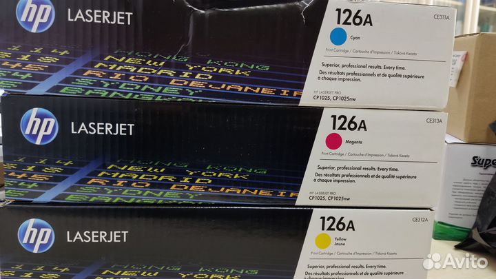 Картридж CE311A, CE312A, CE313A