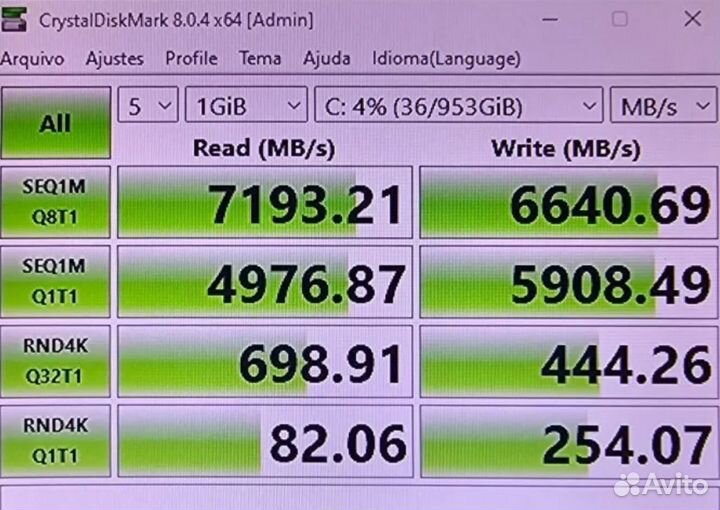 SSD M2 NVMe Asgard AN4+ 2тб