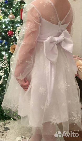 Платье снежинки