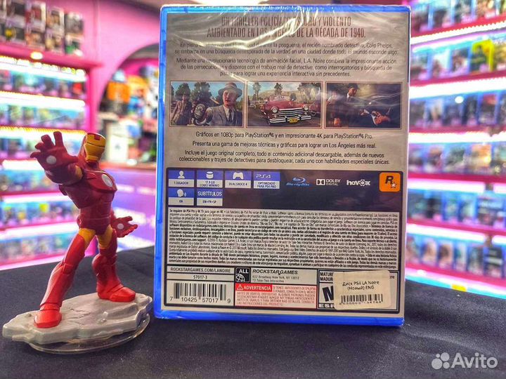 Диск PS4 L.A Noire (Новый)