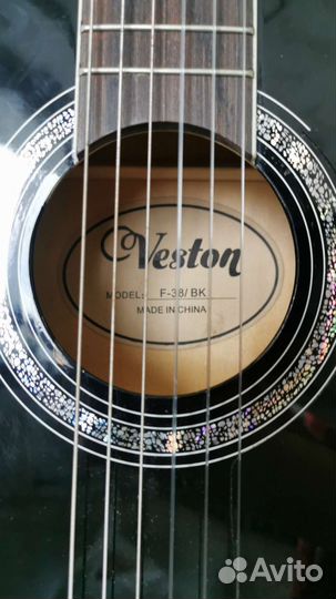 Акустическая гитара бу veston F - 38/BK